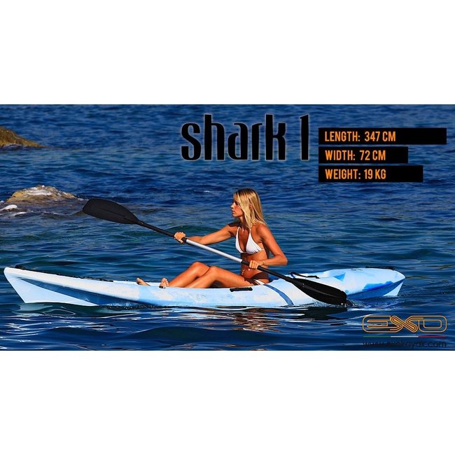 Exo Shark 1 350 Std., incl. zit/rugsteun
