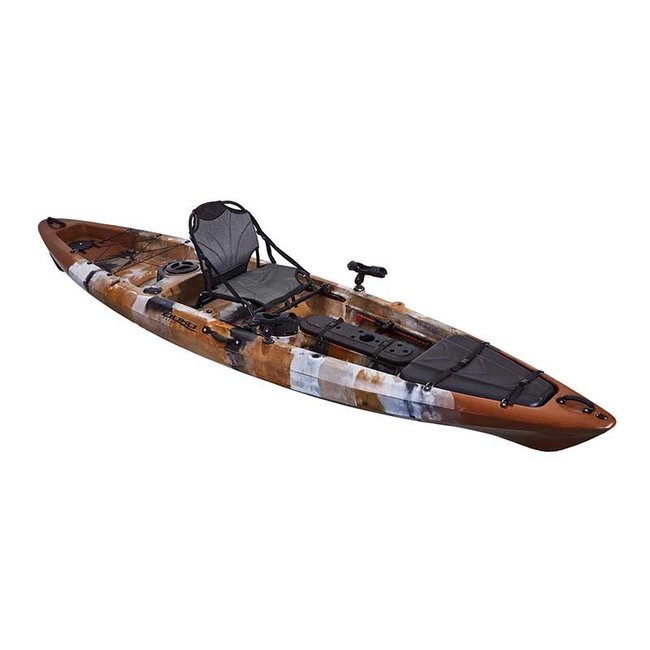 Delphin Angler 395, incl. roer en hoge comfortzit