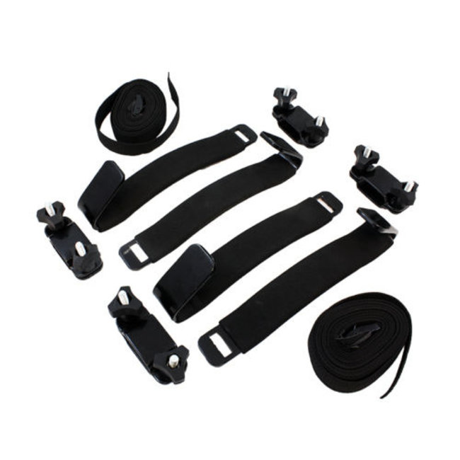 Sunny Vlakke beugels V-Rack, p.p. incl. 2 spanbanden