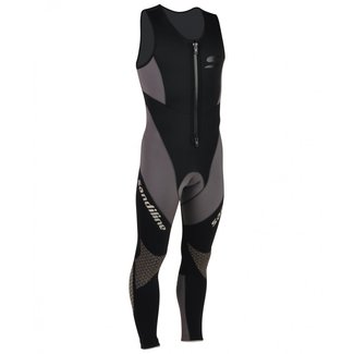 Sandiline Long John, Heren, Superflex-Zip, 3 mm.