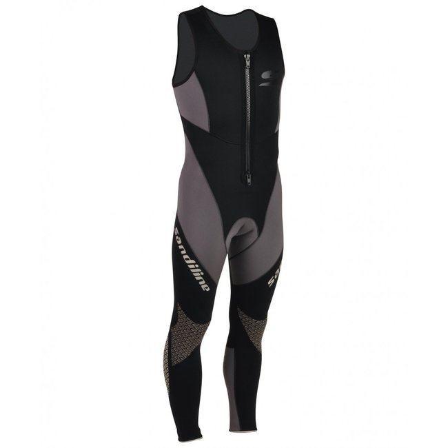 Sandiline Long John, Heren, Superflex-Zip, 3 mm.