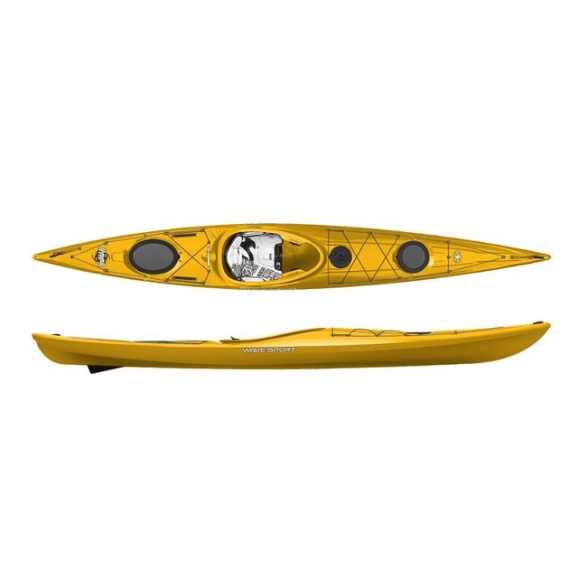 Wavesport Hydra 452 Touring Luxe, 3 dekluiken, scheg