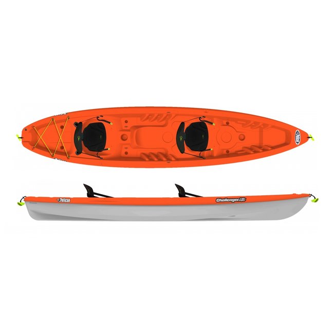 Pelican Challenger 130 Tandem, incl. zit/rugsteunen