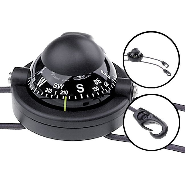 Silva Kompas, elastiek-dekmontage