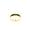 Gold ring with sapphire 18 krt