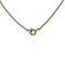Gold necklace with garnet 14 krt