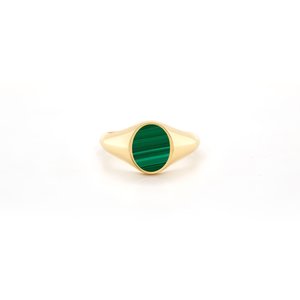 Twiggy ring xs 14 krt - Royal Green