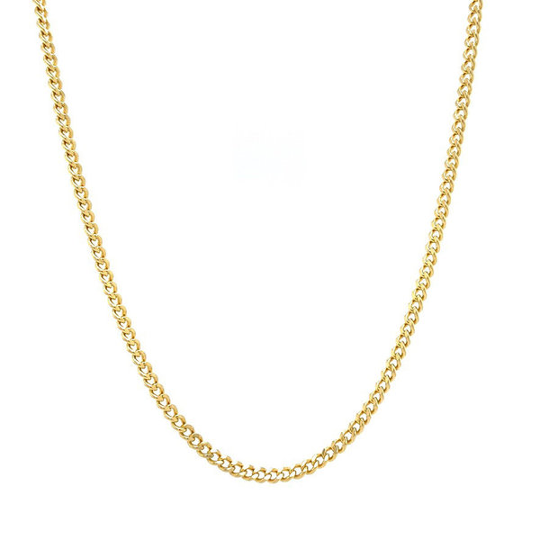Gold length necklace gourmet 53.5 cm 14 krt