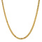 Gold length necklace gourmet 57.5 cm 14 krt