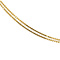 Golden length necklace venetian 40 cm 18 krt