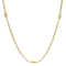 Golden fantasy necklace 44 cm 14 krt