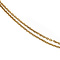 Gold choker with pearl and tourmaline 14 krt