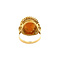 Gouden ring met camee 18 krt