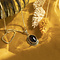 Gold length necklace gourmet 56 cm 14 krt