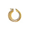 Bicolour earrings 18 krt