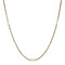 Gold necklace with pearl 43 cm 14 krt