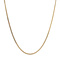 Gold length necklace gourmet 46.5 cm 18 krt