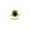 Gouden ring met Turquoise 14 krt