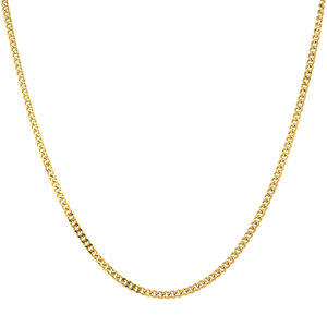 Gold length necklace gourmet 14 krt 38 cm