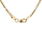Golden necklace fantasy 46 cm 14 krt