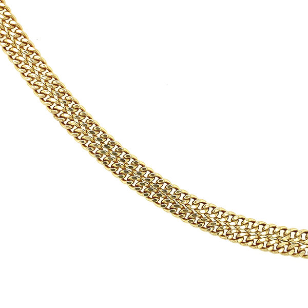 Gold length necklace gourmet 14 crt 61 cm