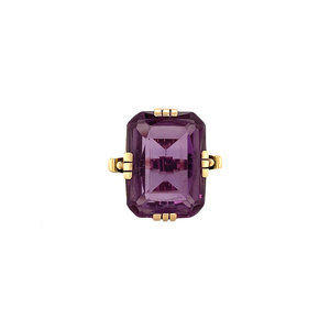 Ring with alexandrite 12 krt