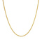 Gold length necklace gourmet 63.5 cm 14 krt
