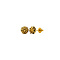 Gold fantasy earrings 18 krt
