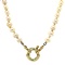 Pearl necklace with gold spring ring closure 14 krt