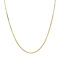 Golden length necklace venetian 45 cm 14 krt