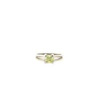 White gold solitaire ring with diamond 1.01ct. 14 kr * new