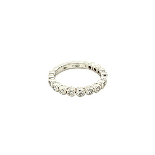 White gold ring with zirconia from Blush 14 krt * new