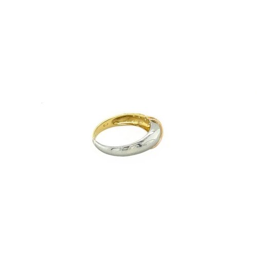 Gold ring with diamond 18 krt