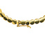 Bicolour gold chocker with diamond 43 cm 18 crt