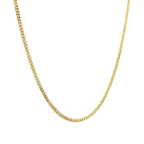 Gold lange Halskette Gourmet 51 cm 14 krt