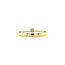 Goldener Solitärring mit Diamant 18 ct * neu