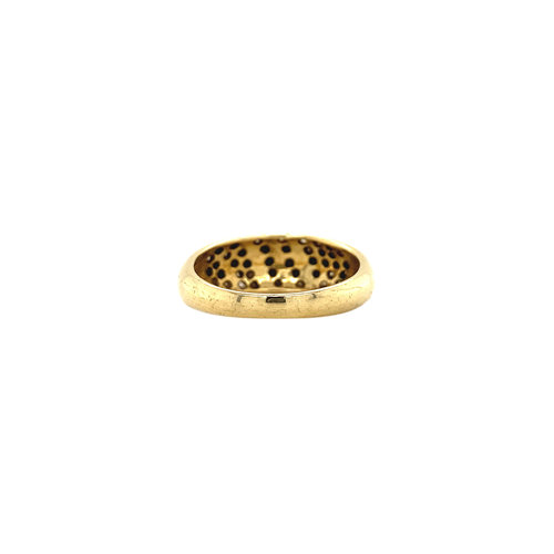 Gouden ring met zirkonia 18 krt