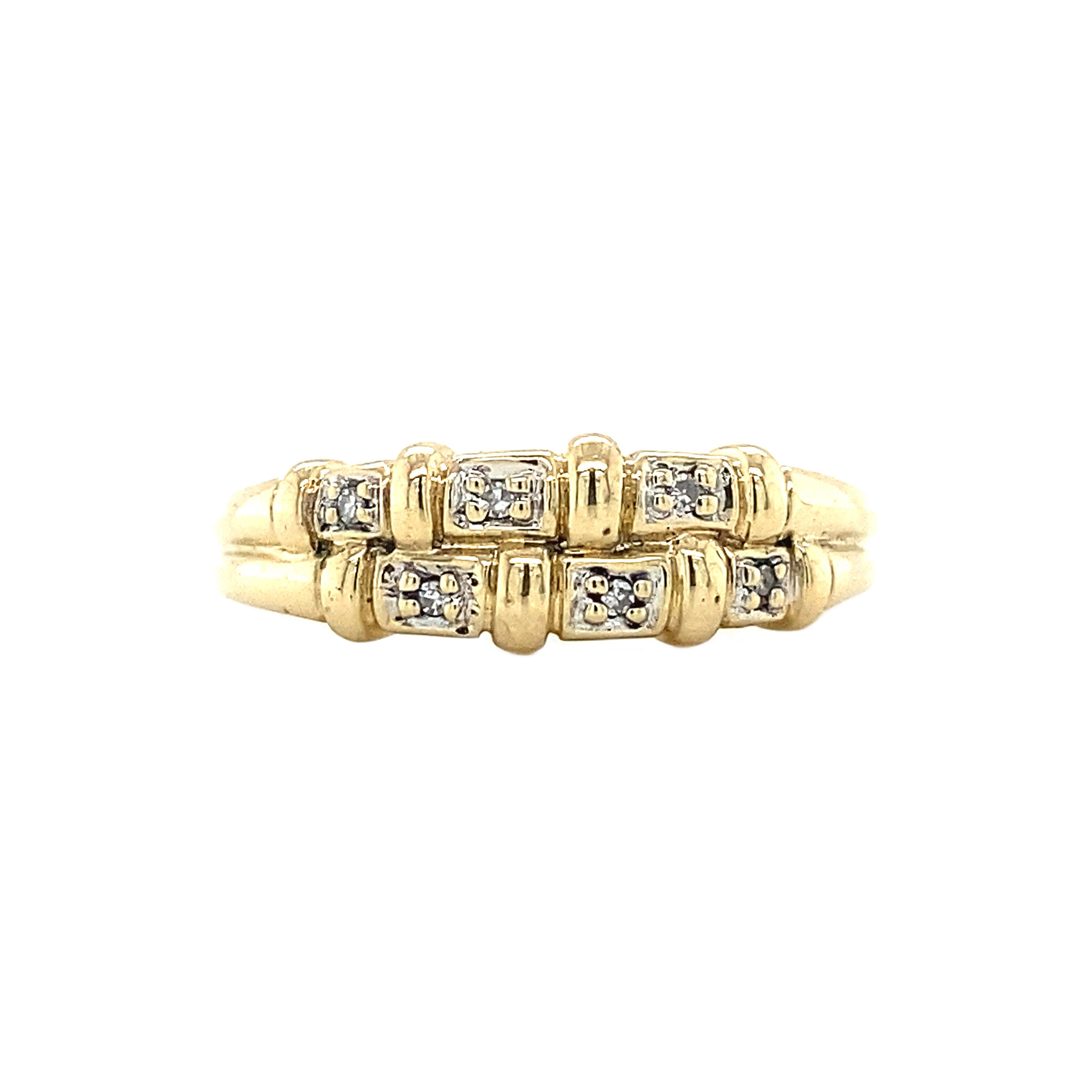aantrekkelijk cabine beroerte Gouden ring met diamant 14 krt | Gegarandeerd de laagste prijs!