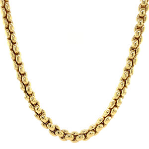 Gouden choker 45.5 cm 14 krt