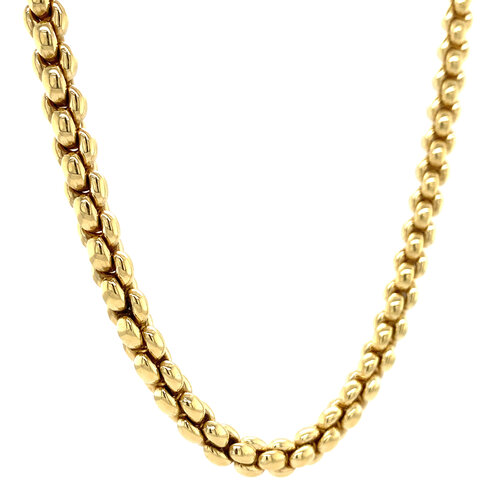 Gold choker 45.5 cm 14 lt