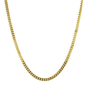 Goldene Halskette, Gourmet, 60 cm, 14 Karat
