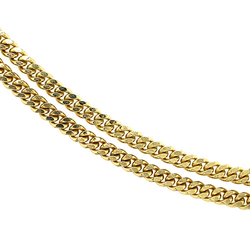 Gold length necklace gourmet 60 cm 14 crt