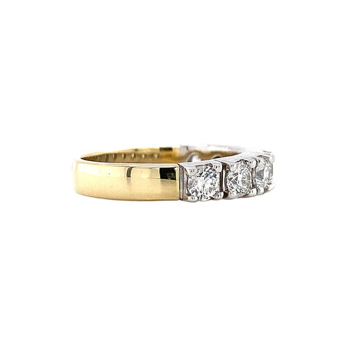 Gouden memoire ring 14 krt* nieuw