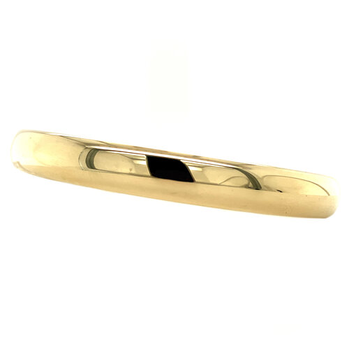 Gold smooth bangle 14 crt