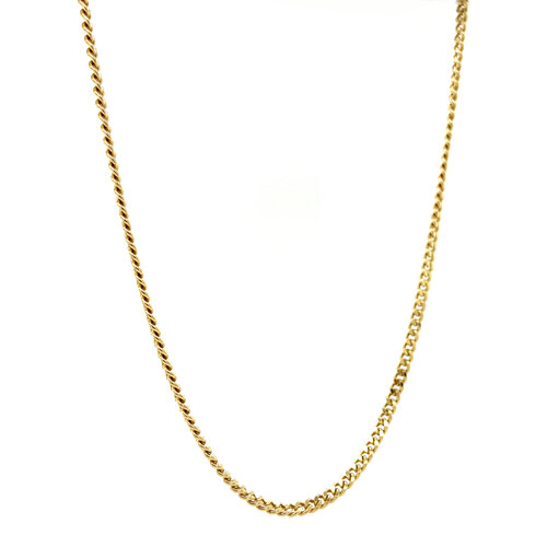 Gouden lengtecollier gourmet 51 cm 14 krt