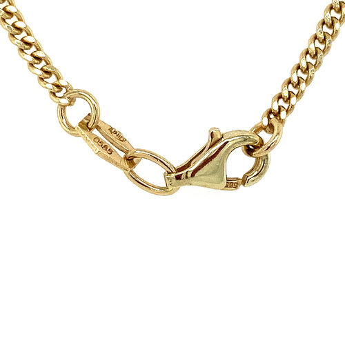 Gouden lengtecollier gourmet 51 cm 14 krt