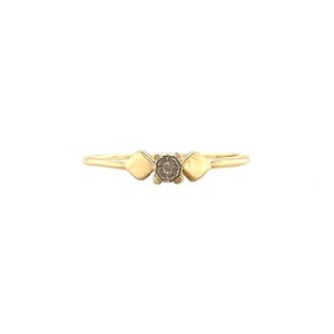 Goldring mit Diamant 14 Karat