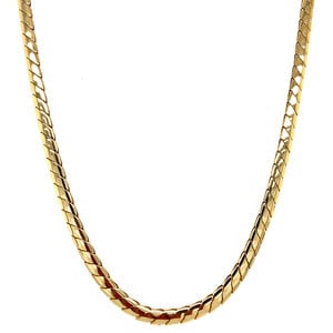 Gold choker 46 cm 14 crt