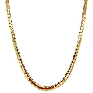 Gouden choker 46 cm 14 krt