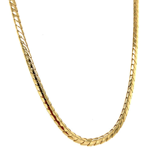 Gouden choker 46 cm 14 krt